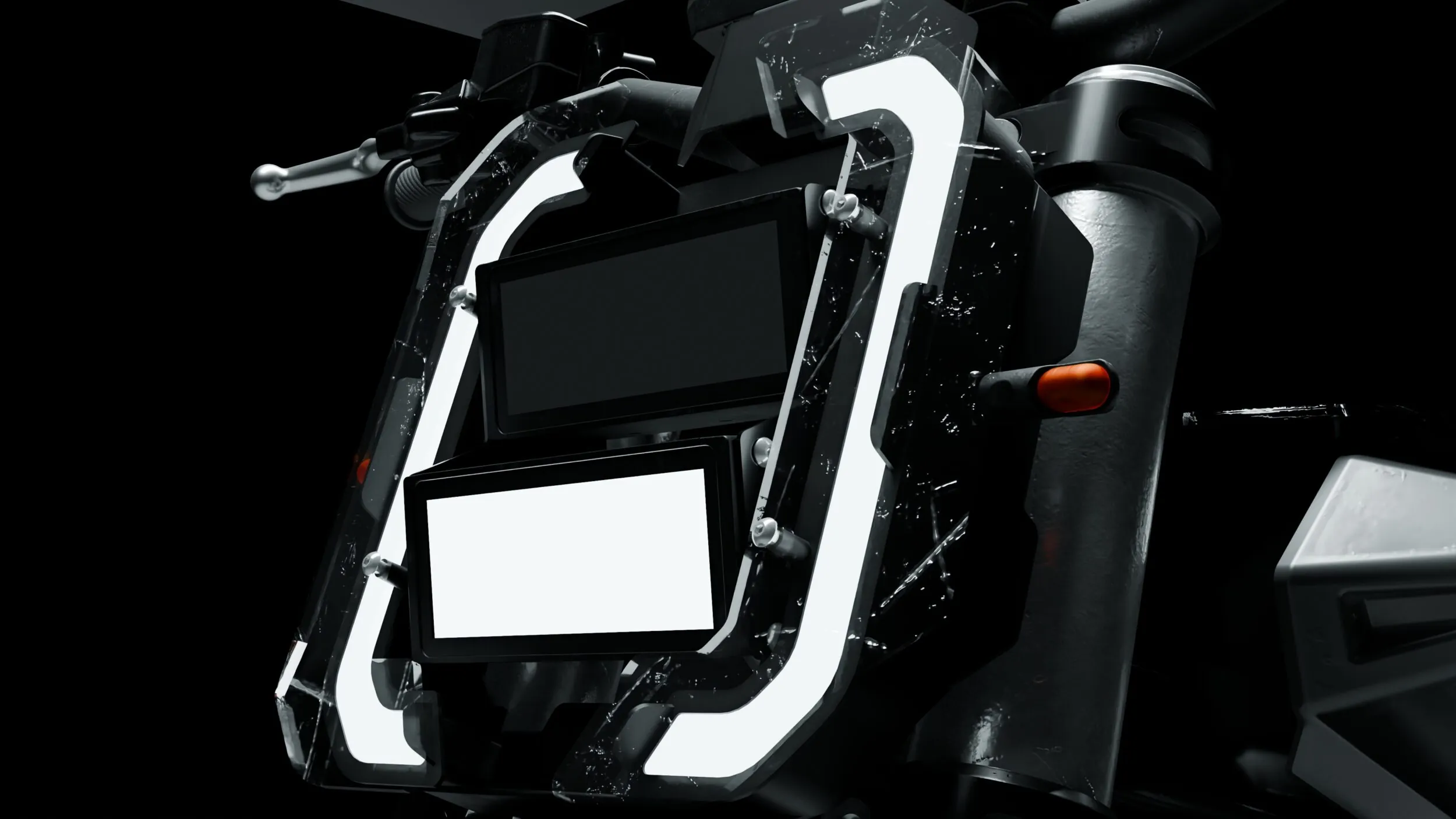 Phare moto électrique LED J2R Smol – mobilité électrique connectée